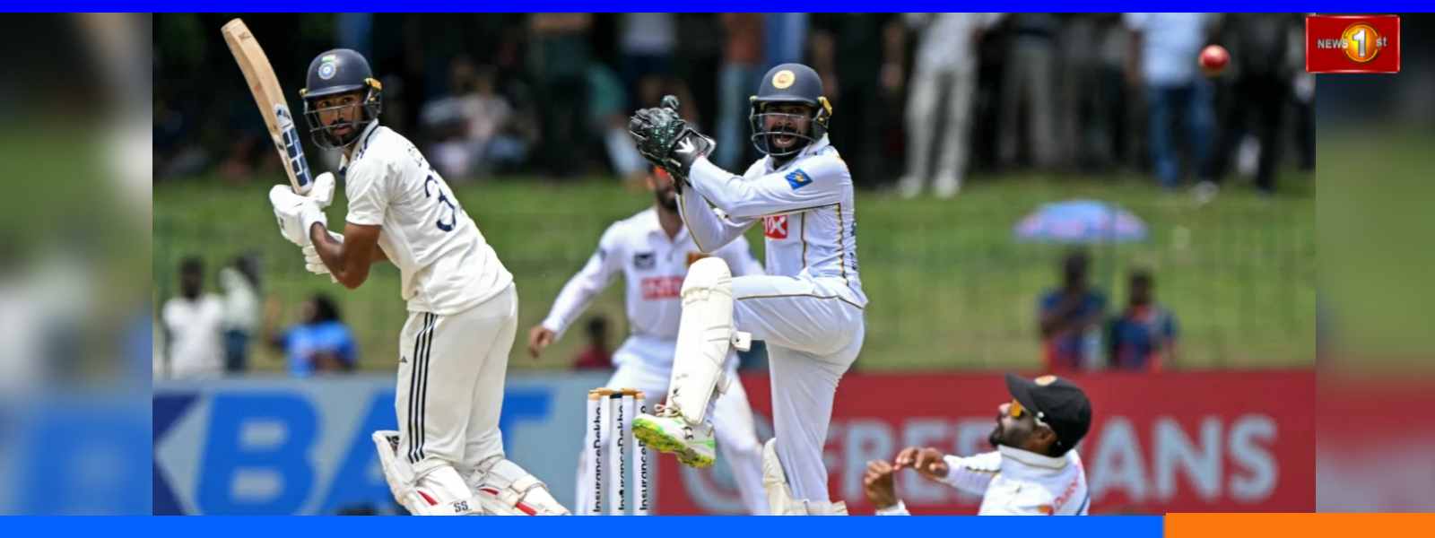 ඉන්දු - ශ්‍රී ලංකා දෙවැනි ටෙස්ට් තරගයේ දෙවැනි දිනය